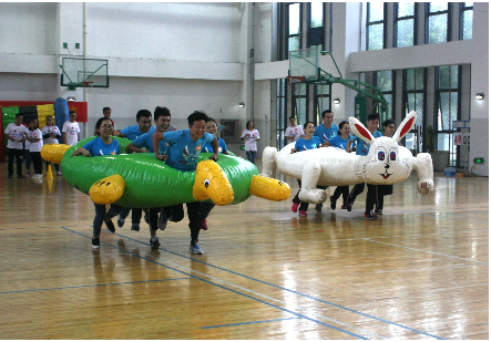 南京拓展团建趣味运动会项目－龟兔赛跑